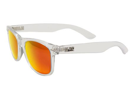 Moana Rd Plastic Fantastic Sunglasses - Clear with Orange Lens #3282