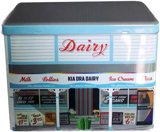 Moana Road #145 Kia Ora Dairy Cookie Tin