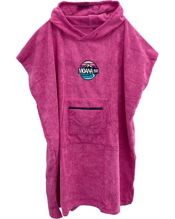 Moana Road Adventure Towel Hoodie Kids Pink #5312