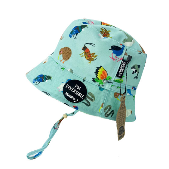Moana Road Bucket Hat Reversable Mint/Green - Kids