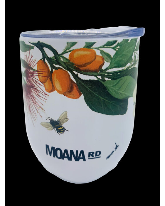 Moana Road eMug - White Native Flora