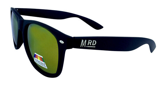 Moana Road Plastic Fantastic Sunglasses - Black with Reflective Lens #449