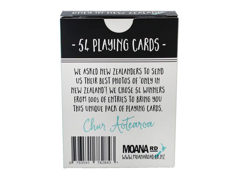 Moana Road Playing Cards - Only In New Zealand