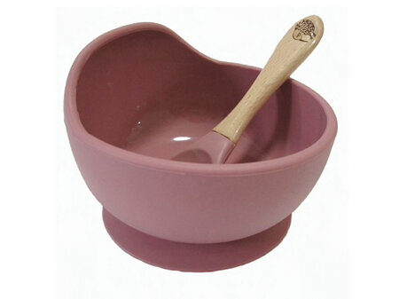 Moana Road Silicone Suction Bowl Set - Pink