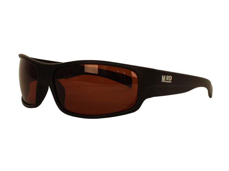Moana Road Tradies Sunnies - Black with Brown Lens #611