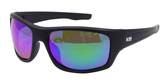 Moana Road Tradies Sunnies - Black with Reflective Lens #612