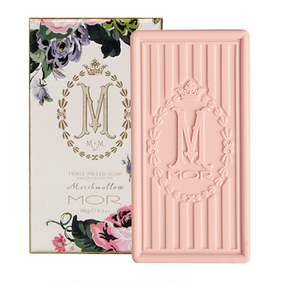 MOR Marshmellow Boxed triple milled soap 180g