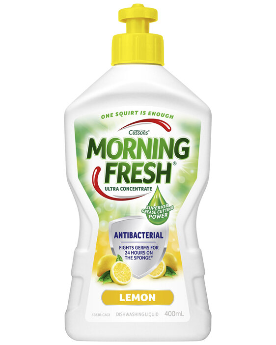 Morning Fresh Dishwashing Liquid Lemon Antibacterial 400mL