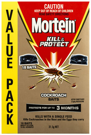 Mortein Kill & Protect Cockroach Bait 18 Pack