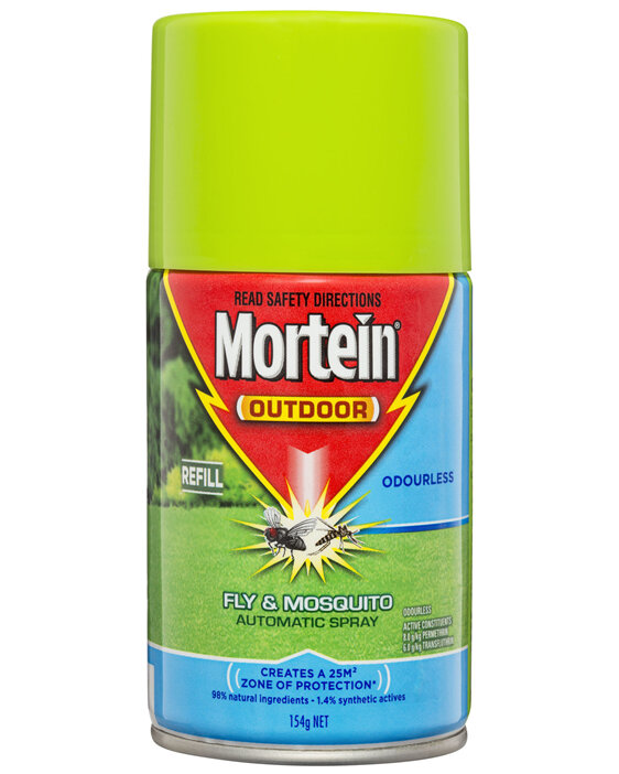 Mortein Naturgard Automatic Outdoor Insect Control System Citronella Fly & Mosquito Killer Refill
