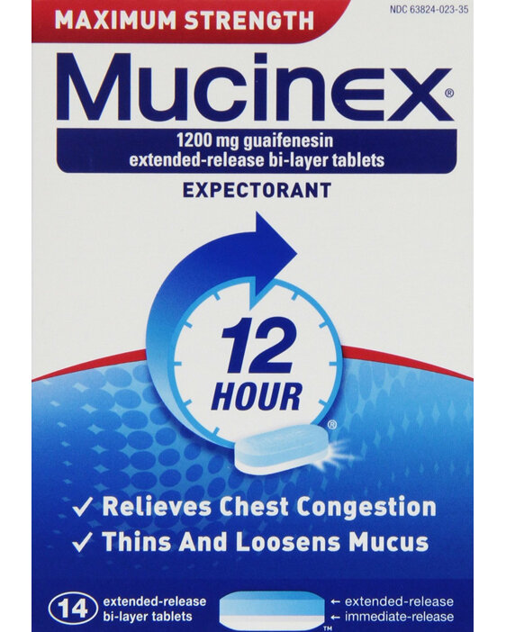 Mucinex Max. Strength 1200mg 14