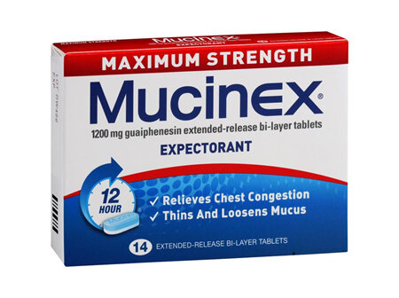 Mucinex Maximum Strength 1200mg 14 Tablets