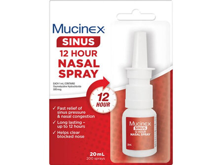 Mucinex Sinus 12 Hour Nasal Spray 20ml