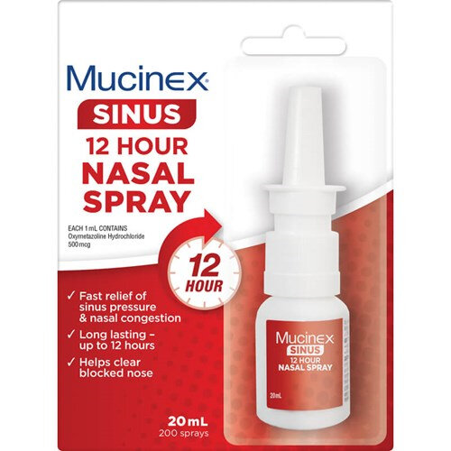 Mucinex Sinus 12 Hour Nasal Spray 20ml