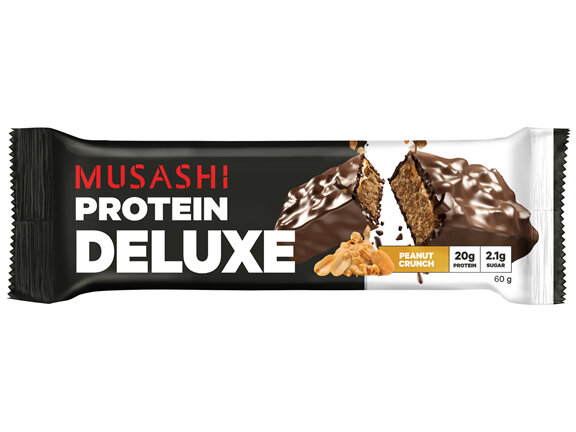 Musashi Deluxe Protein Bar Peanut Crunch 60g