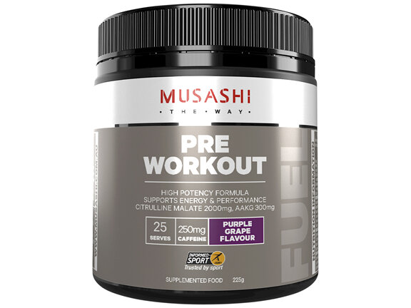 Musashi Pre Workout Purple Grape 225g