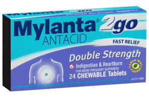 MYLANTA 2Go Double Strength Tabs 24