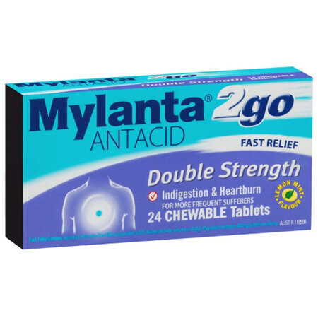 MYLANTA 2Go Double Strength Tabs 24