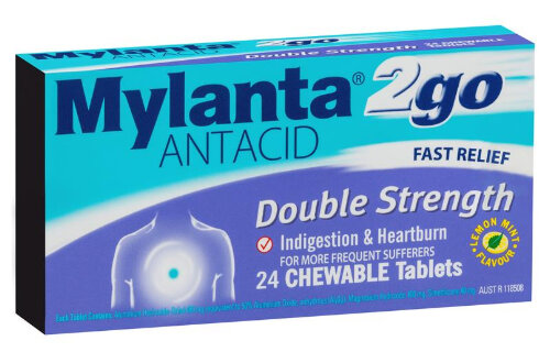 MYLANTA 2Go Double Strength Tabs 24