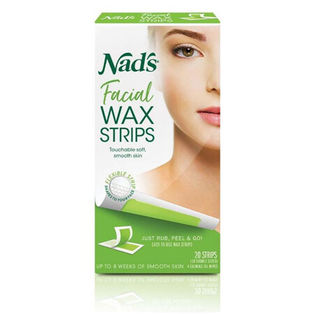 NADS Facial Wax Strips 20s