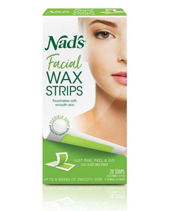 NADS Facial Wax Strips 20s