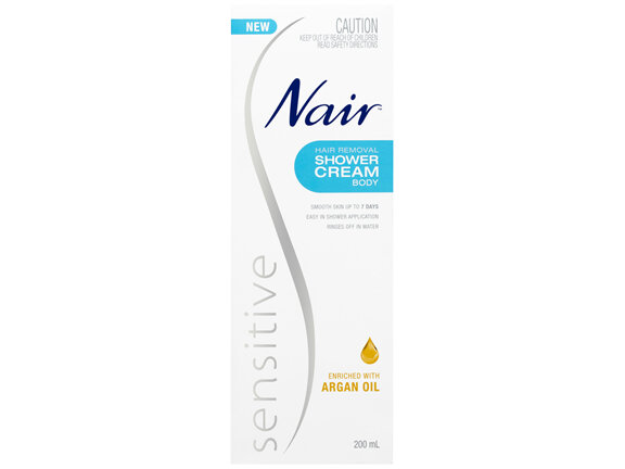 Nair Sensitive Hair Removal Shower Cream 200mL