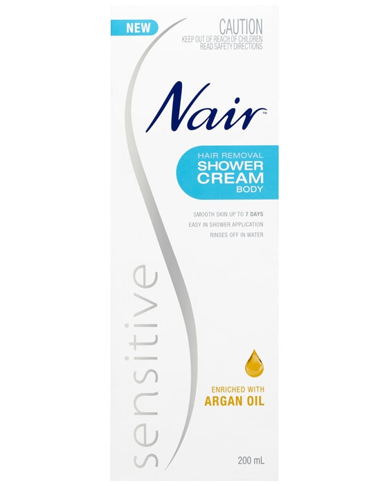 Nair Sensitive Hair Removal Shower Cream 200mL