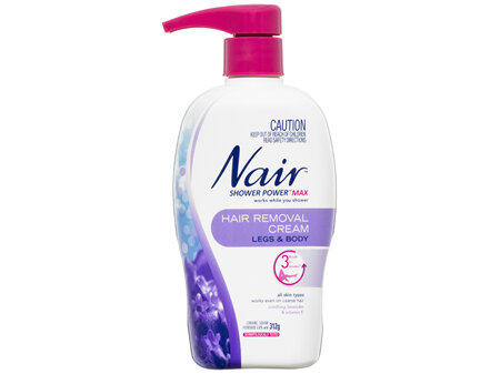 Nair Shower Power Max Hair Removal Cream | Coarse Hair | Legs & Body | 312g
