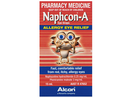 Naphcon-A Eye Drops 15mL Eye Drops for Allergy Eye Relief