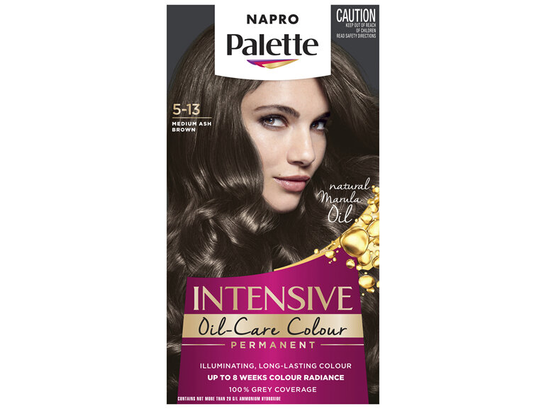 Napro Palette Intensive Creme Colour Permanent 5-13 Medium Ash Brown