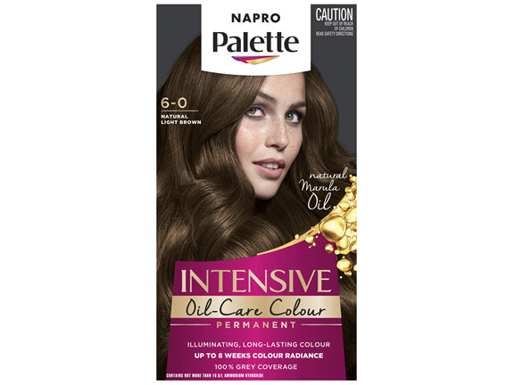 Napro Palette Intensive Creme Colour Permanent 6-0 Natural Light Brown