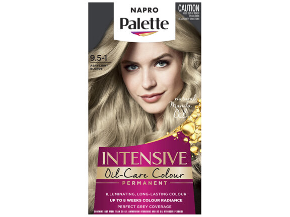 NAPRO Palette Intensive Creme Colour Permanent 9.5 - 1 Ashy Light Blonde