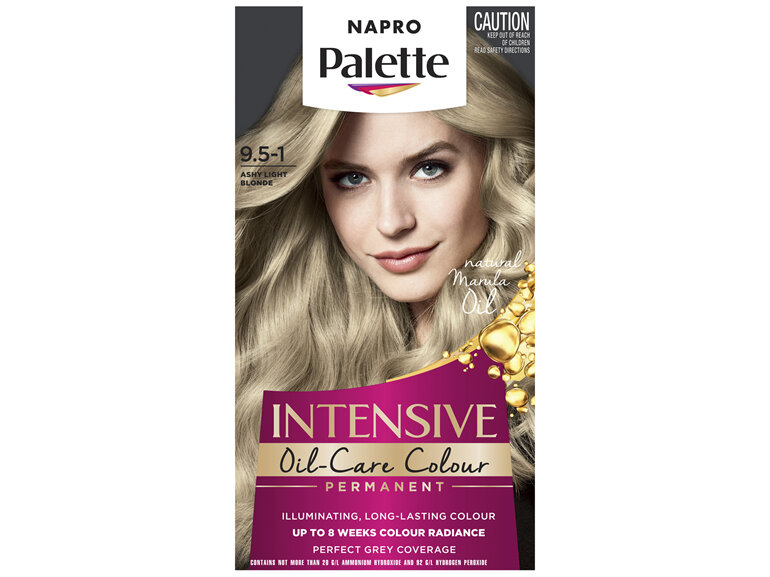 NAPRO Palette Intensive Creme Colour Permanent 9.5 - 1 Ashy Light Blonde