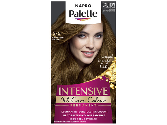 Napro Palette Permanent Hair Colour 5-5 Light Gold Brown