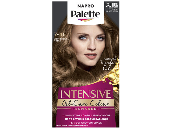 Napro Palette Permanent Hair Colour 7-46 Light Brown Mocha