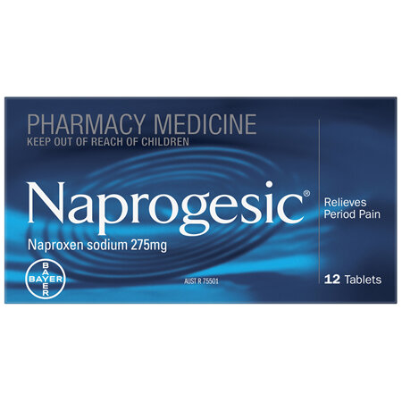 Naprogesic Period Pain Tablets 12 Pack