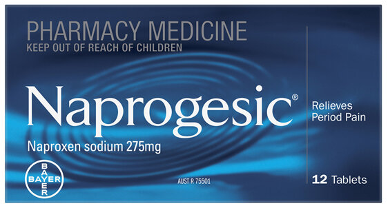 Naprogesic Period Pain Tablets 12's