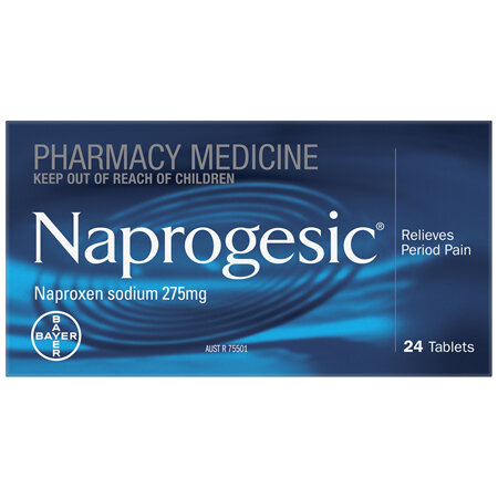 Naprogesic Period Pain Tablets 24 Pack