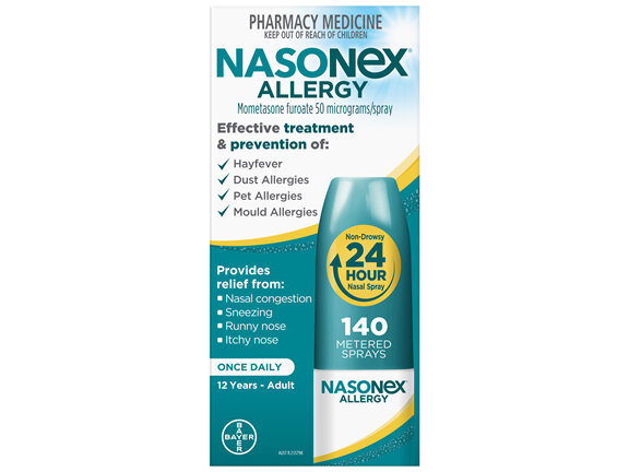 Nasonex Allergy Non-Drowsy 24 Hour Nasal Spray 140 sprays