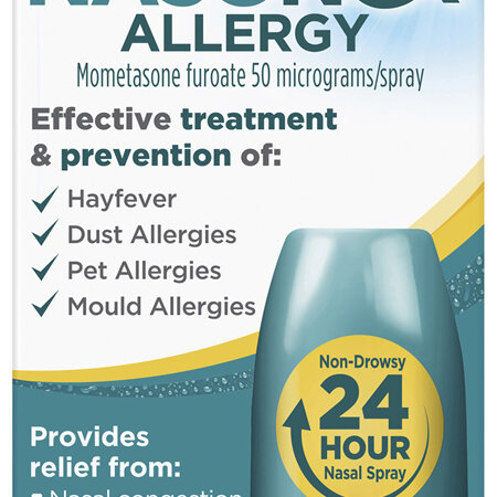 Nasonex Allergy Non-Drowsy 24 Hour Nasal Spray 65 sprays