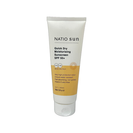 NATIO Quick Dry Moist SPF50+ 100ml