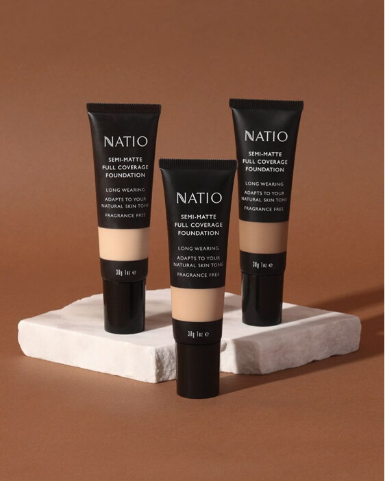 Natio Semi-Matte Full Coverage Foundation SHELL