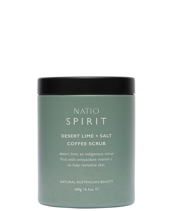 Natio Spirit Desert Lime + Salt Coffee Scrub 300g