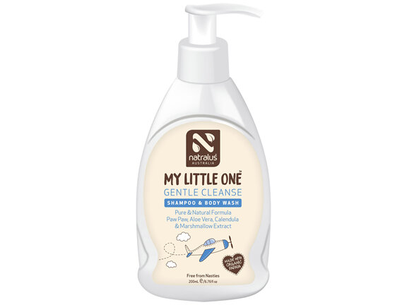 Natralus My Little One Gentle Cleanse Shampoo & Body Wash 200mL