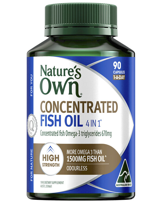 Nature's Own 4 in 1 Concentrated Fish Oil