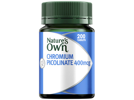 Nature's Own Chromium Picolinate 400mcg