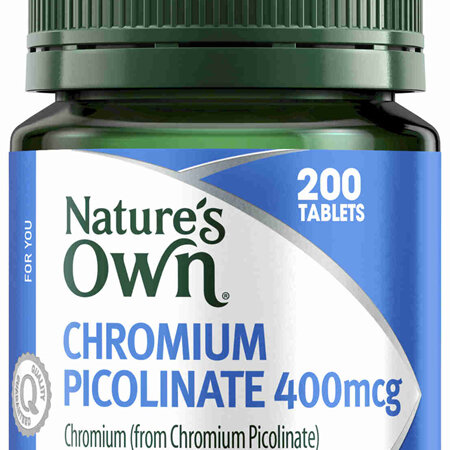 Nature's Own Chromium Picolinate 400mcg 