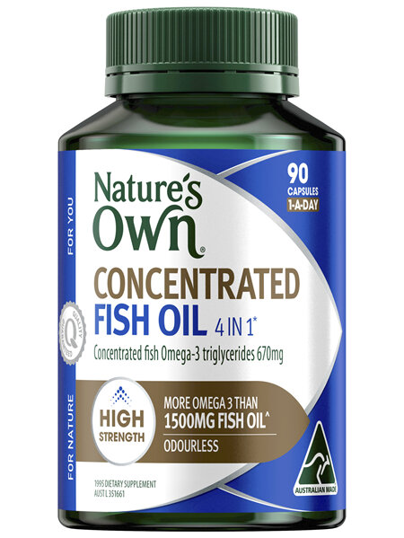 Nature's Own Concentrated Fish Oil 4 in 1 