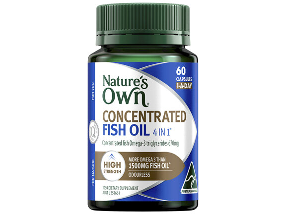 Nature's Own Concentrated Fish Oil 4 in 1