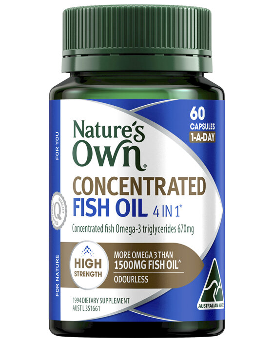 Nature's Own Concentrated Fish Oil 4 in 1